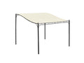 Outsunny 10 x 10 Foot Steel Outdoor Pergola Patio Canopy Gazebo - White
