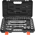 VEVOR Professional Mechanics Tool Set â€?Metric & Standard Socket Kit with Deep and Regular Sockets