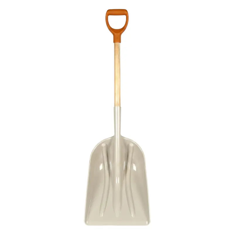 Wide Poly Scoop Shovel with Durable Hardwood Handle â€?Heavy-Duty Yard Tool