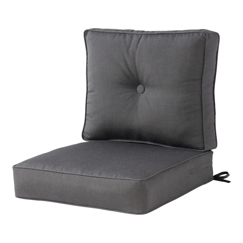 Sunbrella Premium Deep-Seat Outdoor Cushion Set â€?2-Piece Weather-Resistant Patio Upgrade