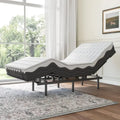 Twin-Size Adjustable Bed Base with Zero Gravity Mode, Quiet Dual Motors & Memory Presets