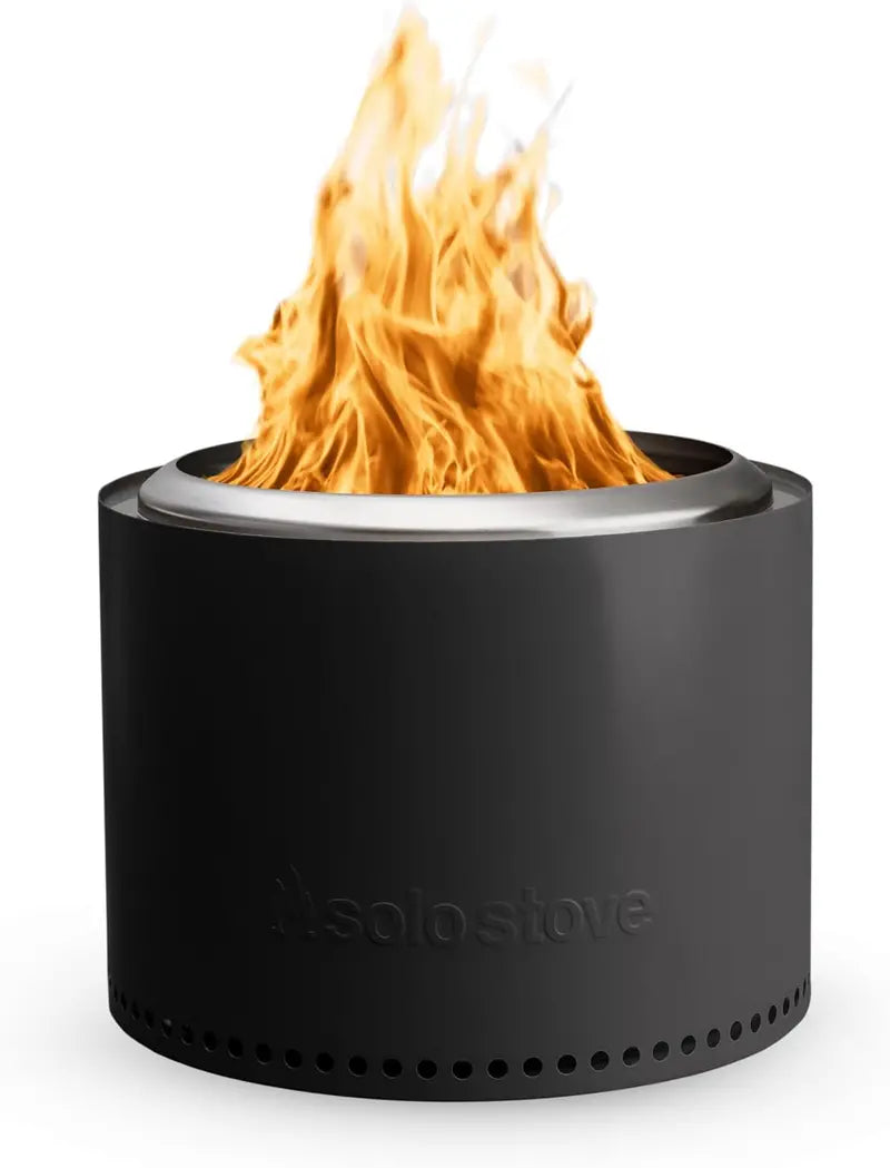 Solo Stove Bonfire 2.0 Smokeless Fire Pit â€?19.5â€?Stainless Steel Portable Outdoor Fireplace with Stand & Ash Pan, Perfect for 4â€? People