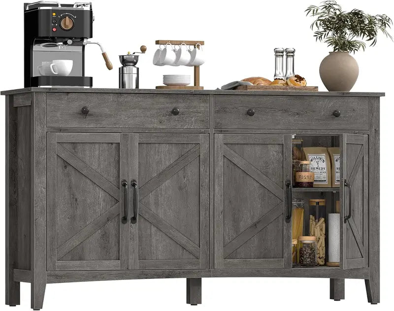 VASAGLE LIRY Collection Buffet Cabinet â€?Multi-Use Storage Credenza or Sideboard