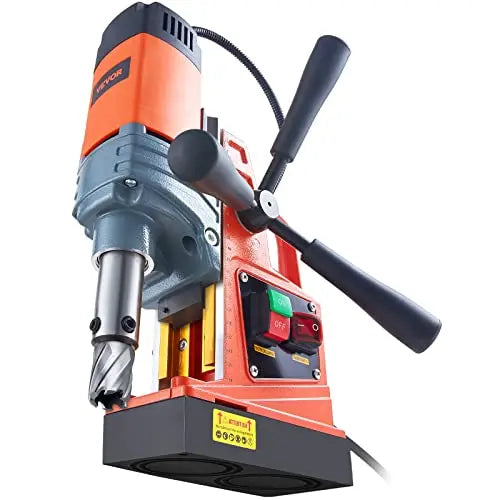 VEVOR Mag Drill Press, Power Portable Magnetic Drill with 11PCS Drill Bits