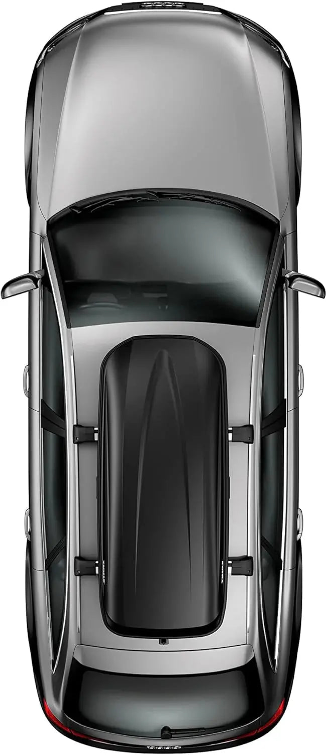 Thule Pulse Large Rooftop Cargo Box â€?Aerodynamic, Weatherproof Roof Rack Carrier in Matte Black