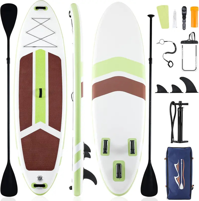 Sweetcrispy 2-in-1 Inflatable SUP Board â€?Includes Adjustable Paddle & Full Accessory Set