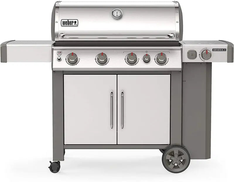Weber Genesis II S-435 Propane Grill â€?4-Burner Stainless Steel Gas Grill with Premium Features and Large Cooking Area