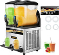 VEVOR 15L×2 Commercial Margarita Machine â€?1000W Dual-Tank Slushie Maker for Frozen Drinks & Smoothies
