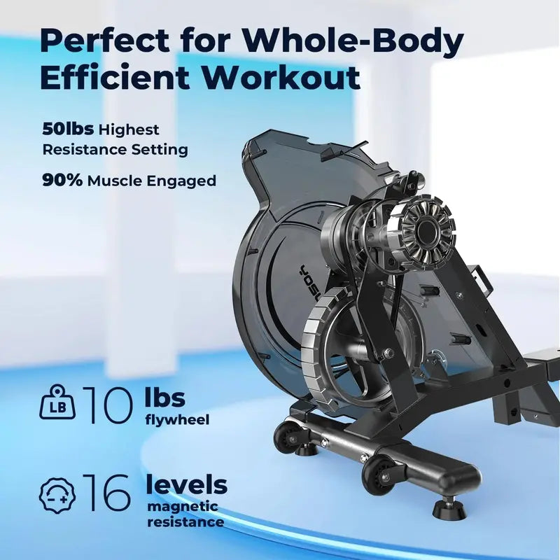 YOSUDA Magnetic Resistance Rowing Machine â€?350 LB Max User Weight