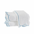 Matouk Cairo Scallop Bath Towel - Light Blue