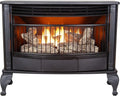 Vent-Free Dual-Fuel Freestanding Fireplace â€?25,000 BTU with Built-In Thermostat