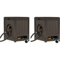 Suncast Aquawinder Auto-Rewind Hose Reel â€?125 ft Capacity, Water-Powered, Java Finish (2-Pack)