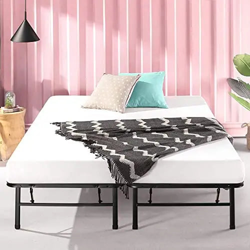 ZINUS SmartBase Tool-Free Assembly Mattress Foundation, 14 Inch Metal Platform Bed Frame