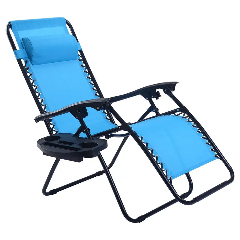 Zero Gravity Folding Lounge Chair â€?Reclining Ergonomic Patio Lounger