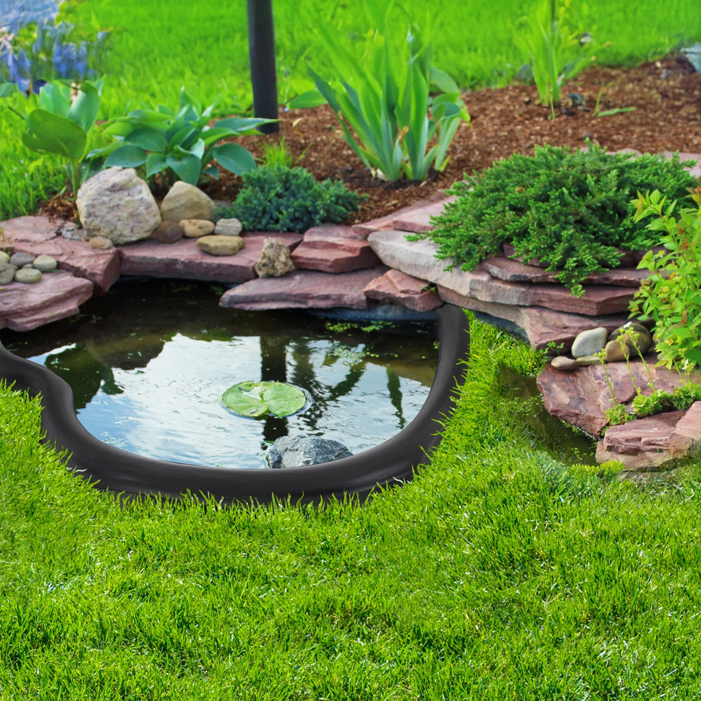 Algreen Rigid Plastic Pond Liner, 33 Gallon Base Accessory for Backyard Ponds - Avonlea
