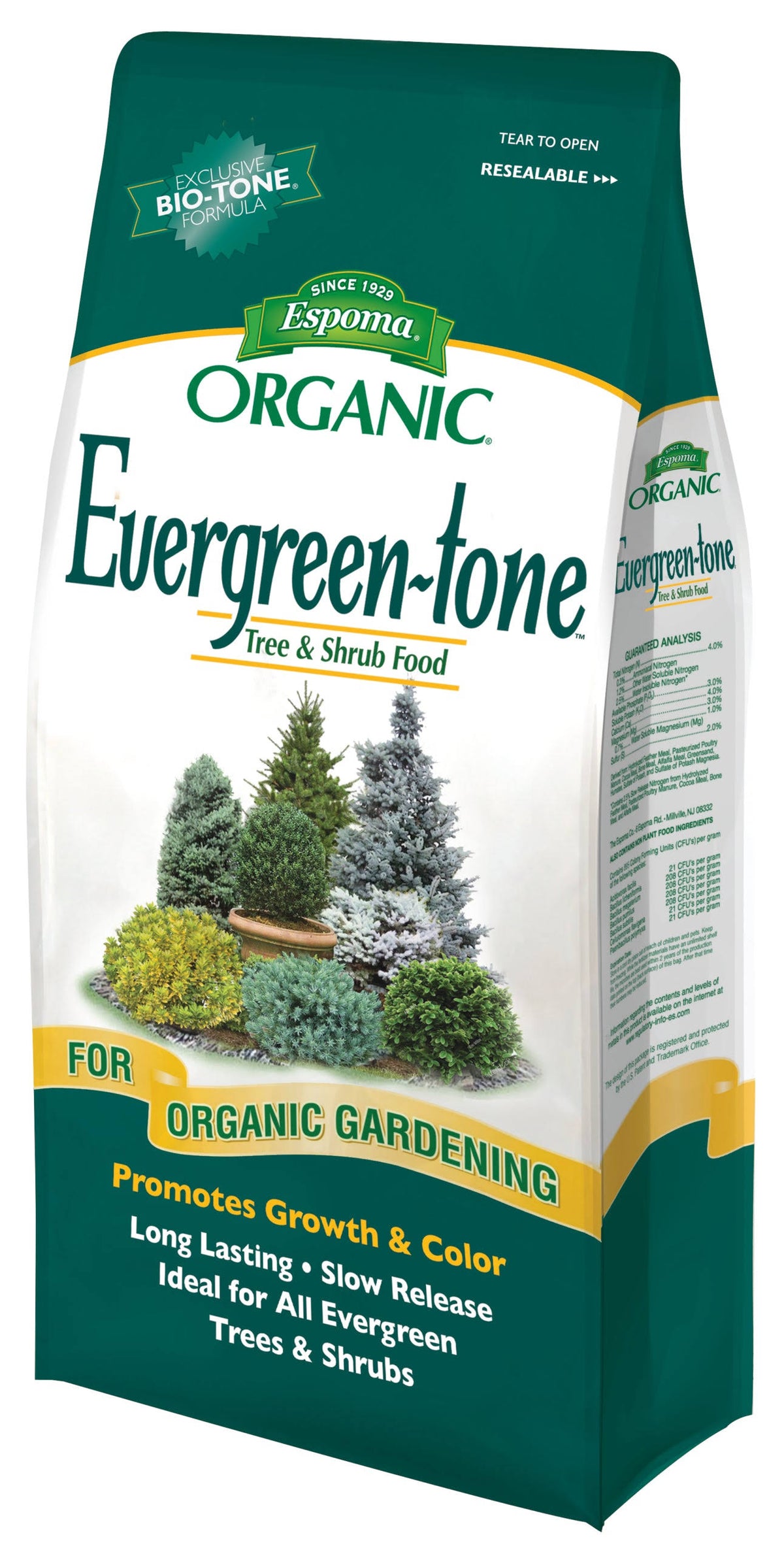 Espoma ET18 Evergreen Tone Plant Food, 18 lbs