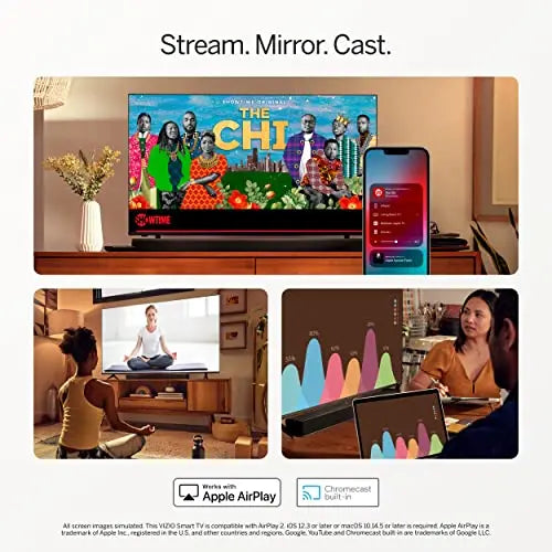 VIZIO D-Series 40-Inch Full HD Smart TV â€?1080p Resolution, AMD FreeSync, Apple AirPlay & Voice Control