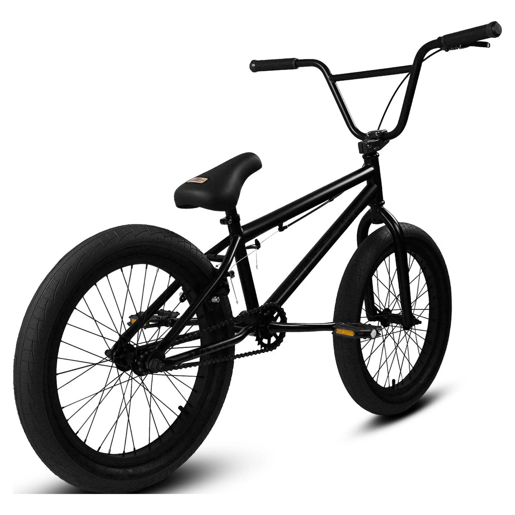 Elite BMX Bicycle 20 Freestyle Bike - Stealth Blue Purple Ideal for Ages 7 to 18 Years