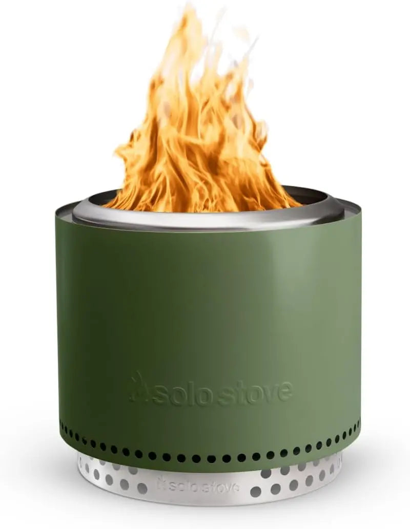 Solo Stove Bonfire 2.0 Smokeless Fire Pit â€?19.5â€?Stainless Steel Portable Outdoor Fireplace with Stand & Ash Pan, Perfect for 4â€? People