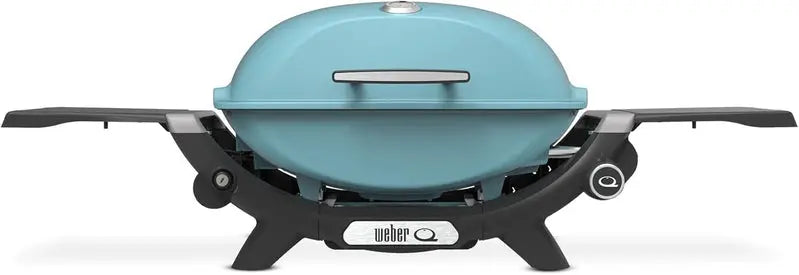 Weber Q2200N Premium Portable Gas Grill â€?Third-Gen LPG BBQ in Sky Blue Finish