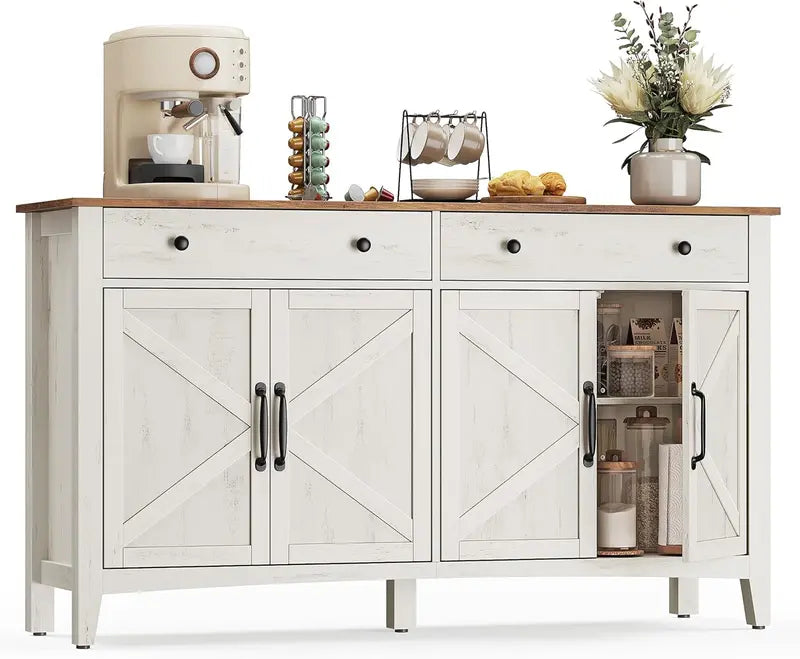 VASAGLE LIRY Collection Buffet Cabinet â€?Multi-Use Storage Credenza or Sideboard