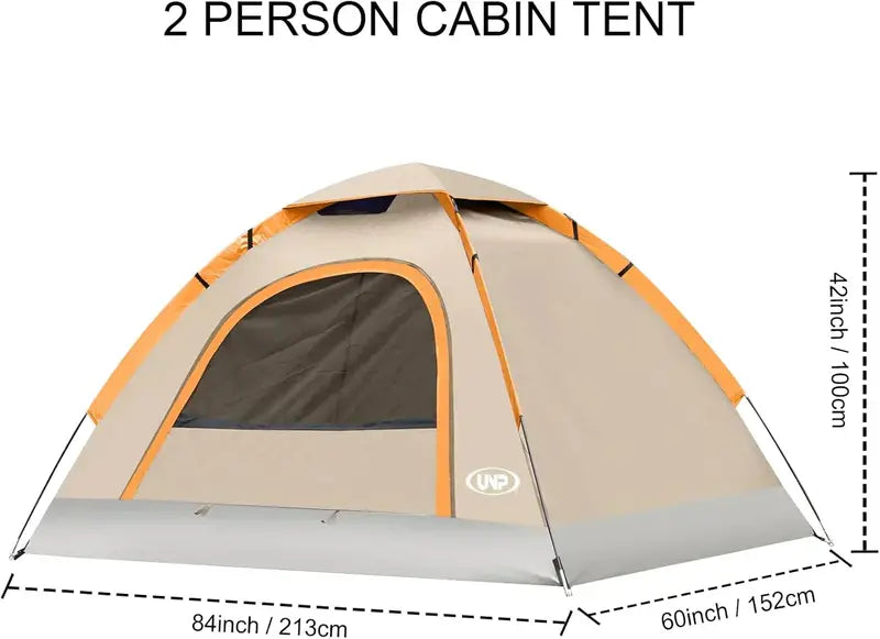 Versatile Dome Camping Tent â€?Lightweight 2/3/4/6 Person Portable Shelter for Backpacking & Beach Trips
