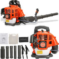 ZTGD Gas-Powered Backpack Leaf Blower â€?Air-Cooled, High-Performance Grass and Debris Remover
