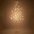 7' Gold Fairy Light Tree Warm White LED Lights