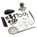 Zimtown 80cc 2-Stroke Motor Kit â€?Silver-White Bike Conversion Kit for 26â€?Wheels