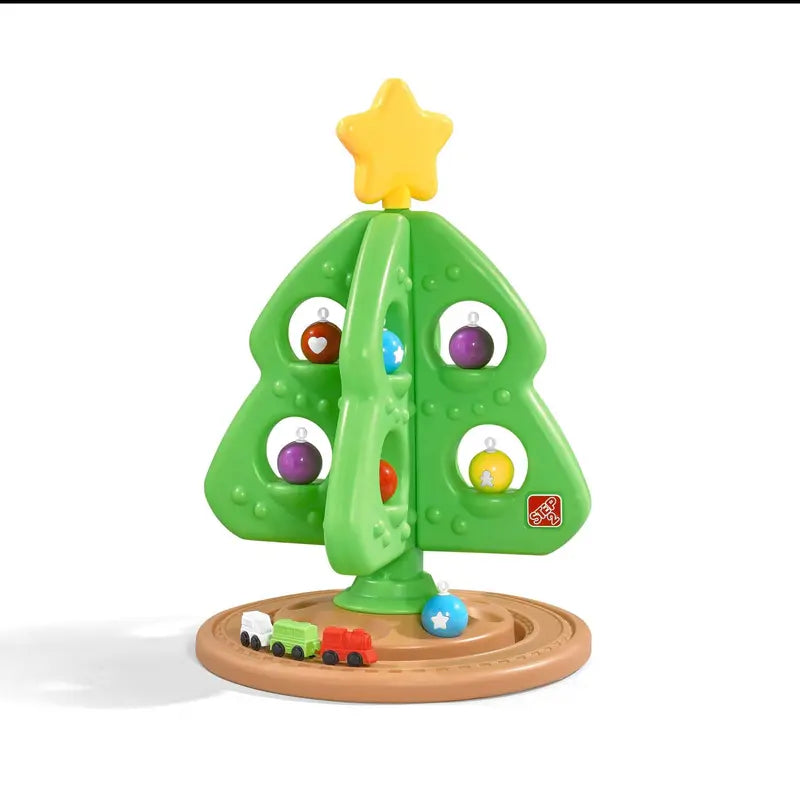 Step2 My First Christmas Tree â€?33â€?Kids' Plastic Tree with Ornaments & Train Set