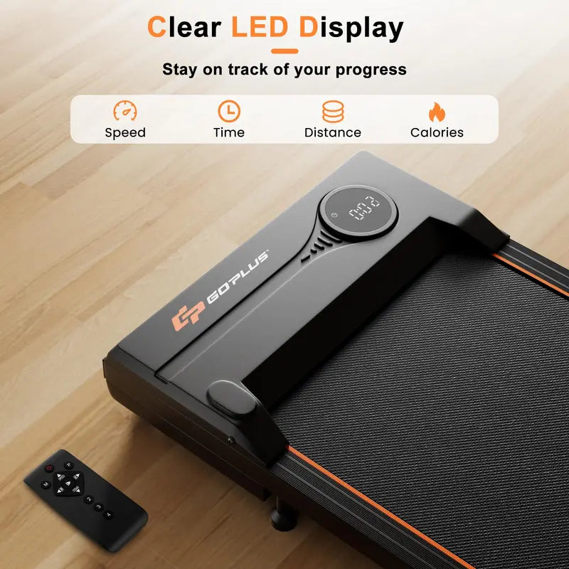 Under-Desk Walking Pad â€?Quiet Treadmill with 340-LB Capacity, Remote & LED Display