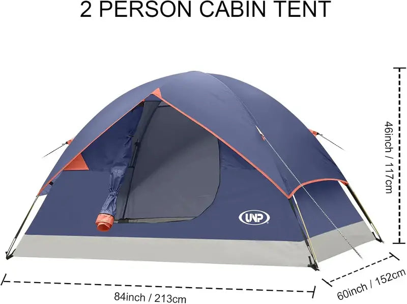 Versatile Dome Camping Tent â€?Lightweight 2/3/4/6 Person Portable Shelter for Backpacking & Beach Trips