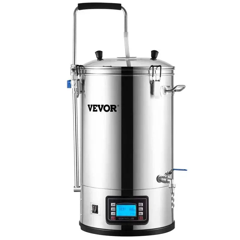 VEVOR 35L All-in-One Electric Brewing System â€?9.2-Gallon Home Beer Brewing Kit with Pump