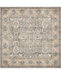 Unique Loom Salzburg Gaisberg Rug Gray / Square 5' x 5'