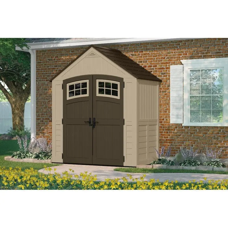 Sutton Outdoor Resin Shed â€?7.5 ft Wide x 4 ft Deep