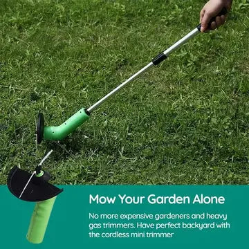 Weed Wacker Mini Cordless Trimmer â€?Compact & Lightweight for Edging