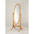 Copper Grove Monks Hood Traditional Queen Wooden Floor Cheval Mirror - Black