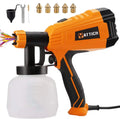 YATTICH 700W HVLP Paint Sprayer YT-201, 3 Patterns, 5 Nozzle Sizes, Detachable Design