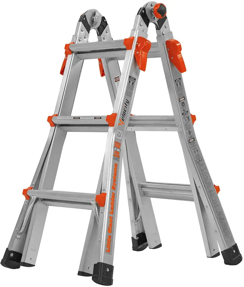Velocity 22-Foot All-Purpose Ladder â€?Industrial-Grade, 300-Lb Load Rating, Compact Storage