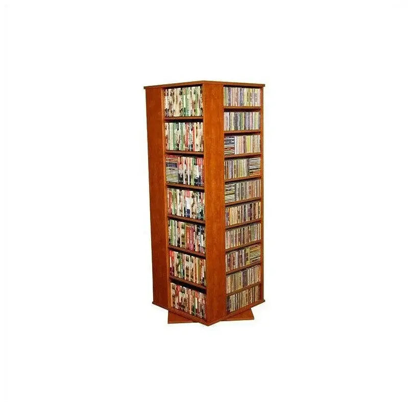 Venture Horizon Grande Media Tower â€?Rotating Walnut-Finish Entertainment Center