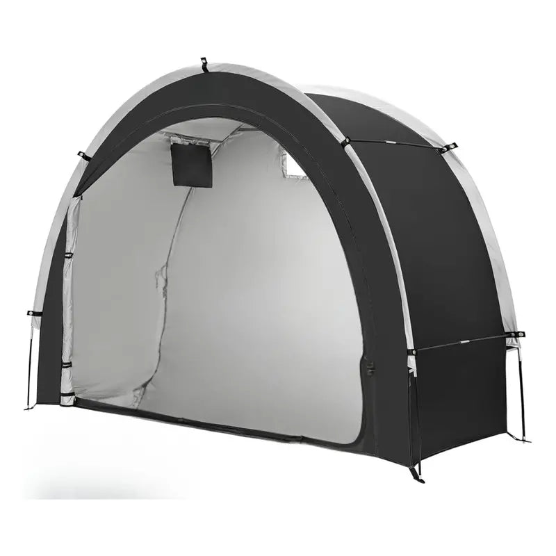 Water-Resistant Bike Storage Tent â€?Fits 2 to 8 Bikes, Easy Setup Shelter