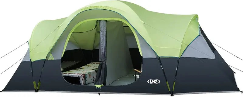 UNP 10-Person Family Camping Tent â€?Quick-Setup for Festivals & Outdoor Events