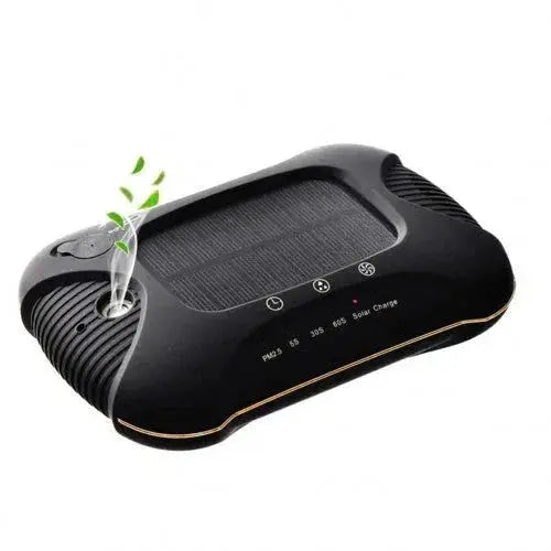 USB-Powered Car Air Purifier with Aroma Diffuser, Auto Mist Humidification, HEPA Filtration & PM2.5 Removal (White)