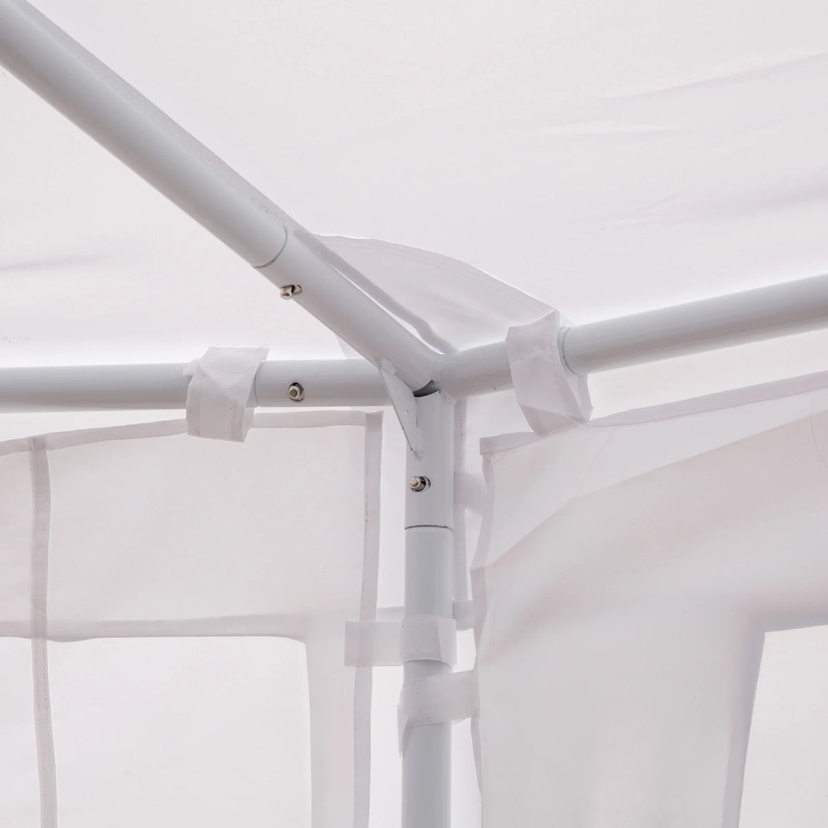 Outsunny 22.3' x 16.4' White Event Outdoor Canopies, Portable