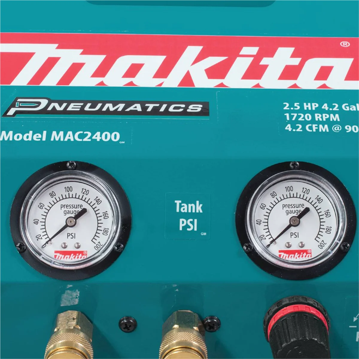 Makita 2.5 HP Big Bore™ Air Compressor (Twin Stack)