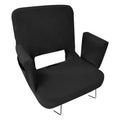 TOPSKY Stadium Seat with Back Support, 18.7â€?Wide, Reclining, Padded, Waterproof, Portable