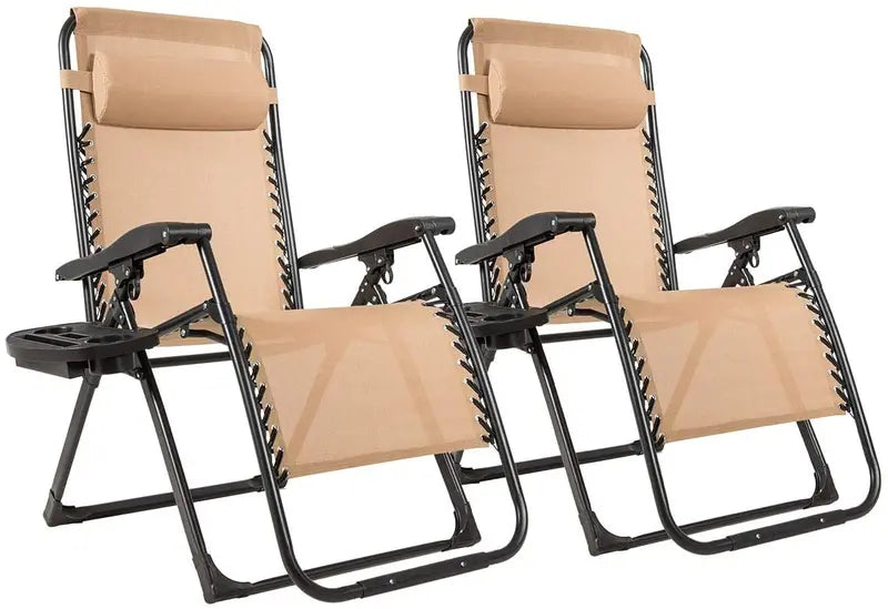 Zero-Gravity Recliner Chair â€?500-Lb Capacity Oversized Lounge with Cup Holder