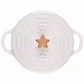 Le Creuset 24 oz. Mini Cocotte with Star Knob ,White