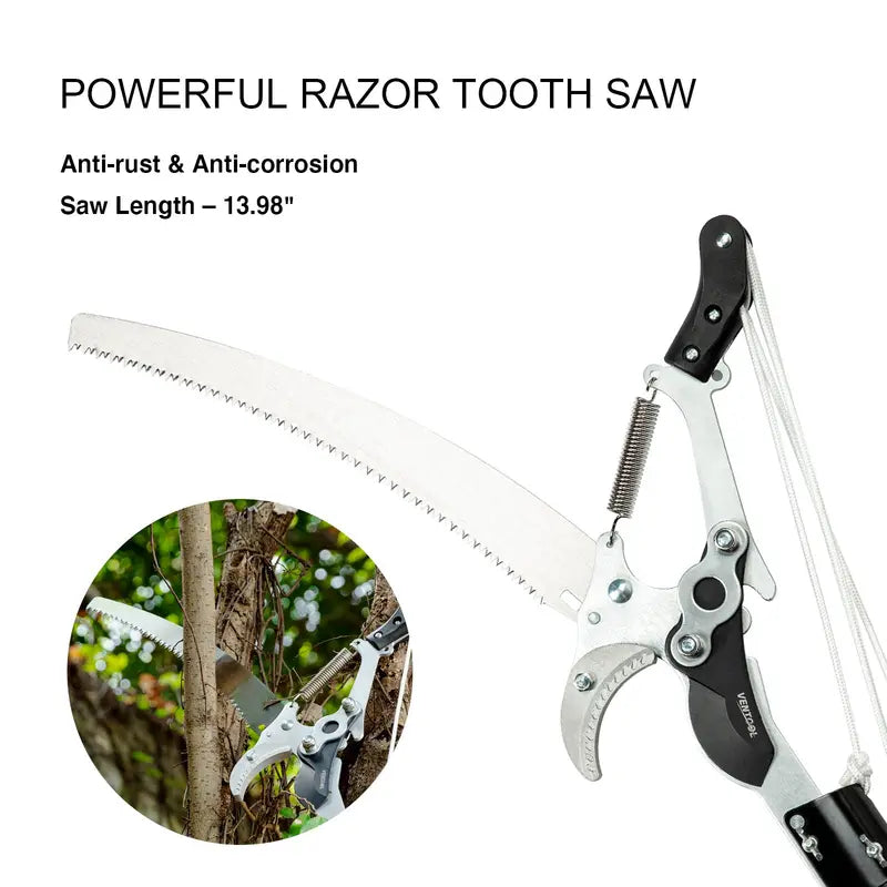 Ventool 120â€?â€?160â€?Telescoplc Tree Pruners, Heavy-duty Branch Cutters