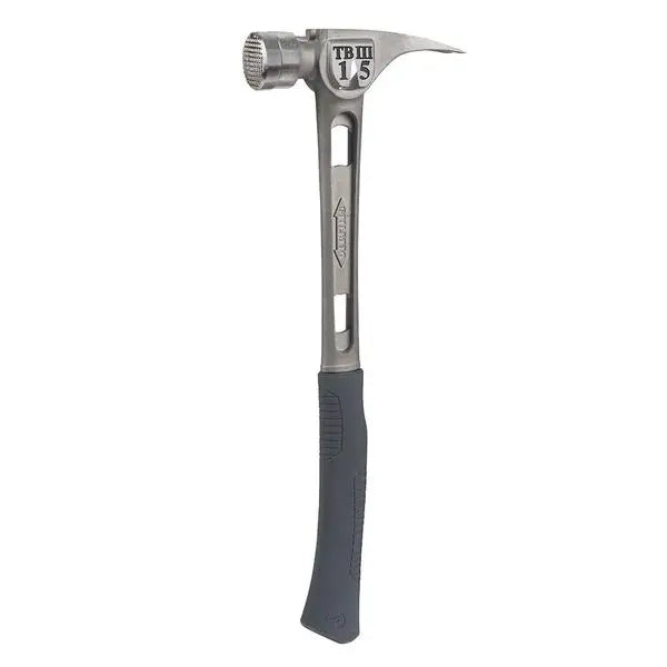 Stiletto TB3MC 15 oz Titanium Ti-Bone III Hammer â€?Milled Face & Ergonomic Curved Handle